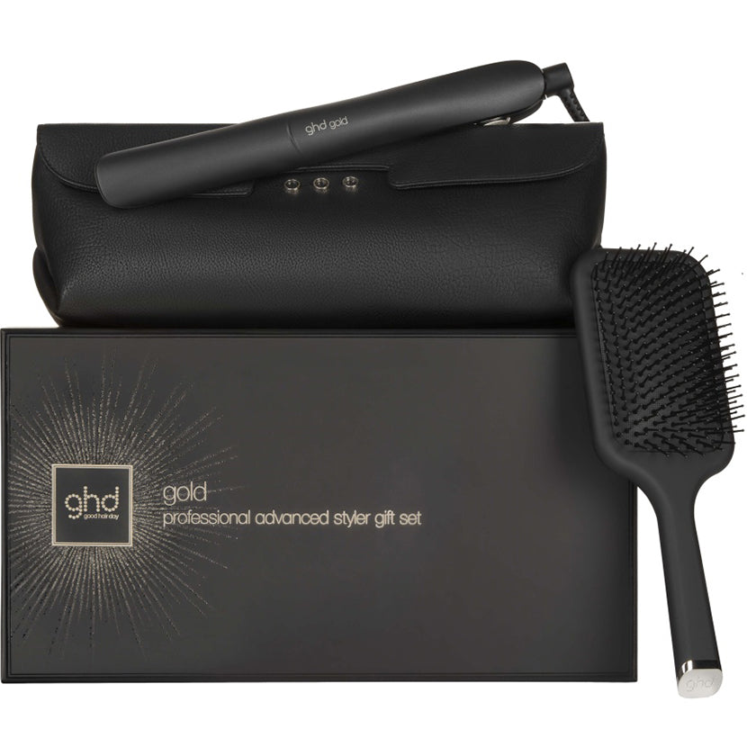 Gold Hair Straightener Gift Set