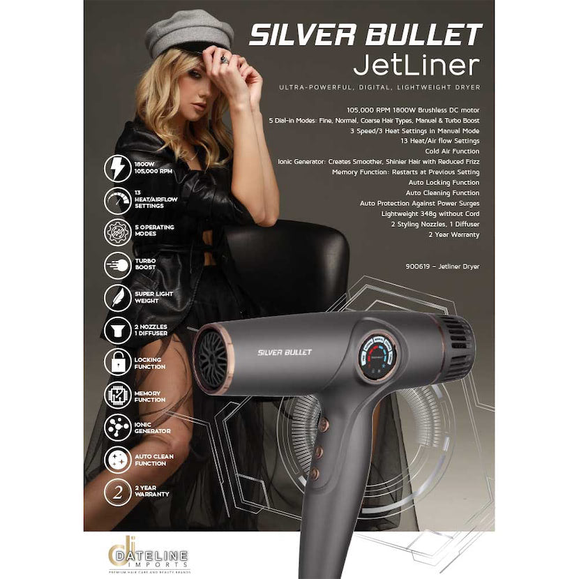 Jetliner Dryer 1800W - Black