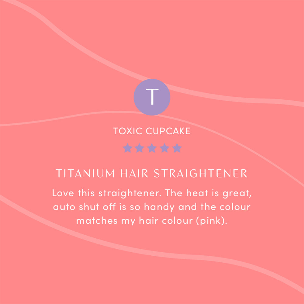Titanium Hair Straightener - Jet Black