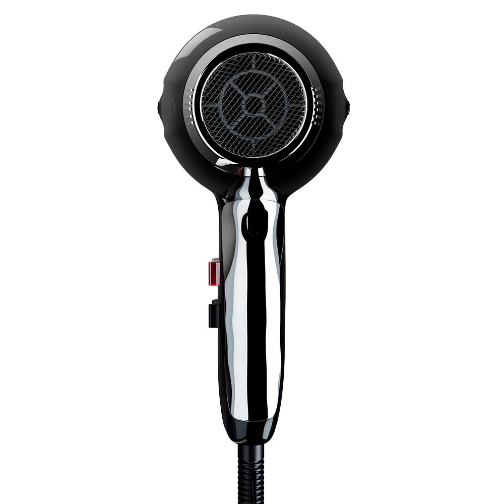 by Elchim Jennifer 3900 Ionic-Ceramic Hair Dryer - Black & Silver