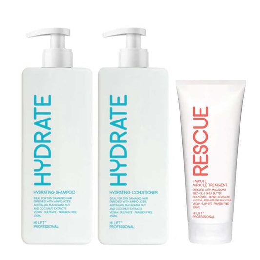 Hi Lift Hydrate Duo with Hi Lift Rescue Tube Miracle Treatment 200ml